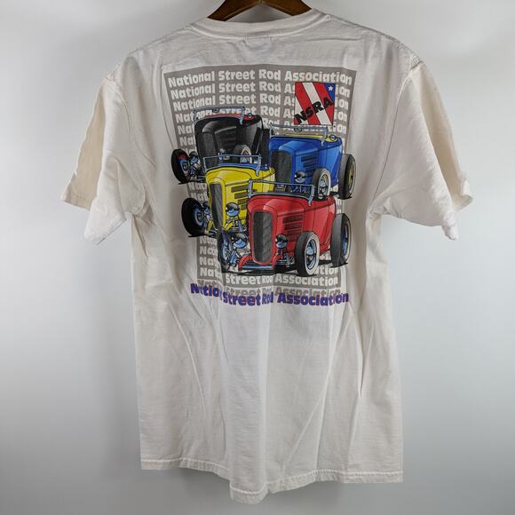 Vintage 2003 Y2K Mens Drag Racing Large T-Shirt POOR Kern County Fair Street Rod - Picture 2 of 10